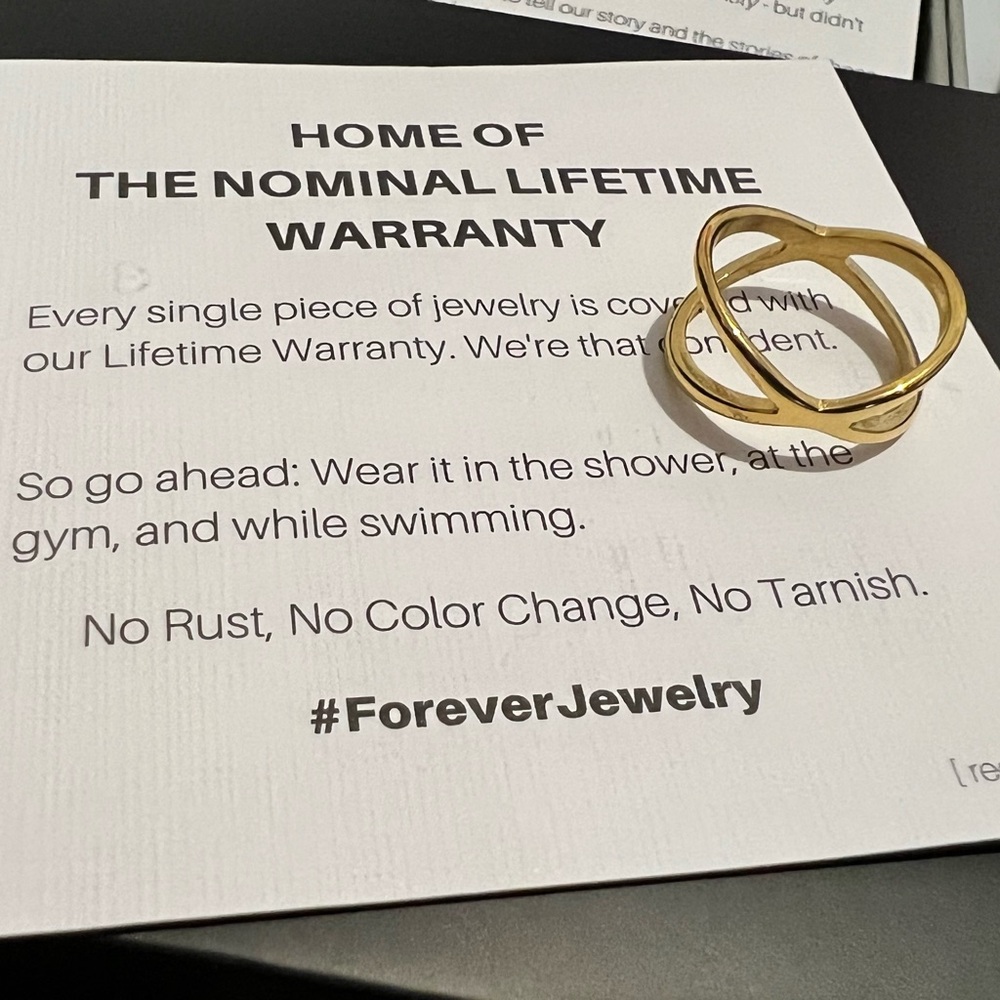 Gold Ring - Elegant Women's Accessory